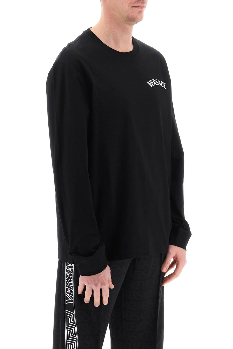 Versace Milano Stamp Long-sleeved T-shirt - Men