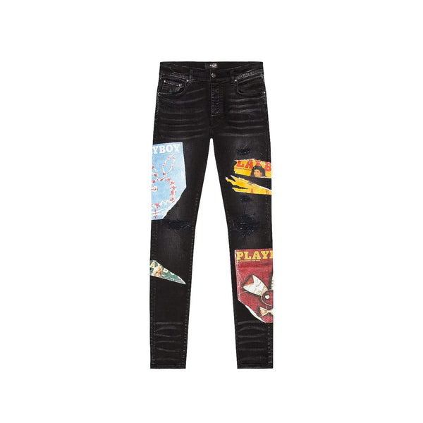 AMIRI Cotton Printed Denim Jeans - Men - Piano Luigi