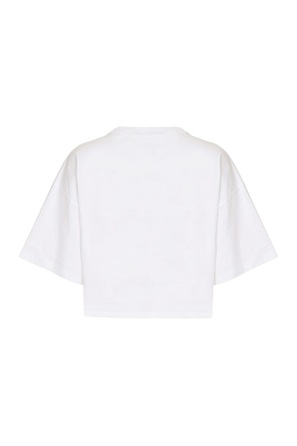 Miu Miu Cotton Crew-neck T-shirt - Women