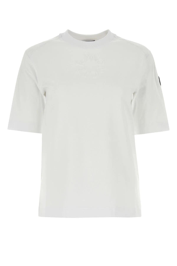 Moncler White Cotton T-shirt - Men
