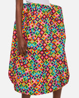 Comme des Garçons Grosgrain Printed Midi Skirt - Women