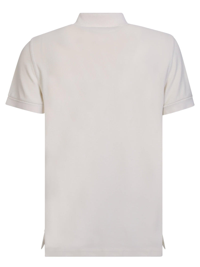 Tom Ford Piquet Polo Cream - Men - Piano Luigi