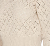 Golden Goose Cropped Sweater With Pearl Embroidery - Women