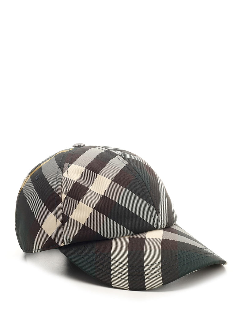 Burberry Check Baseball Cap - Women