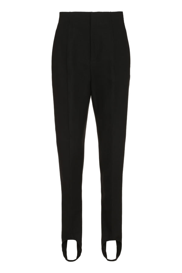 Bottega Veneta High-rise Cotton Trousers - Women