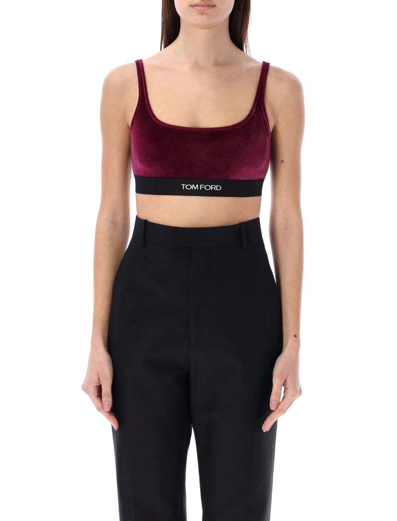 Tom Ford Stretch Velvet Bralette - Women