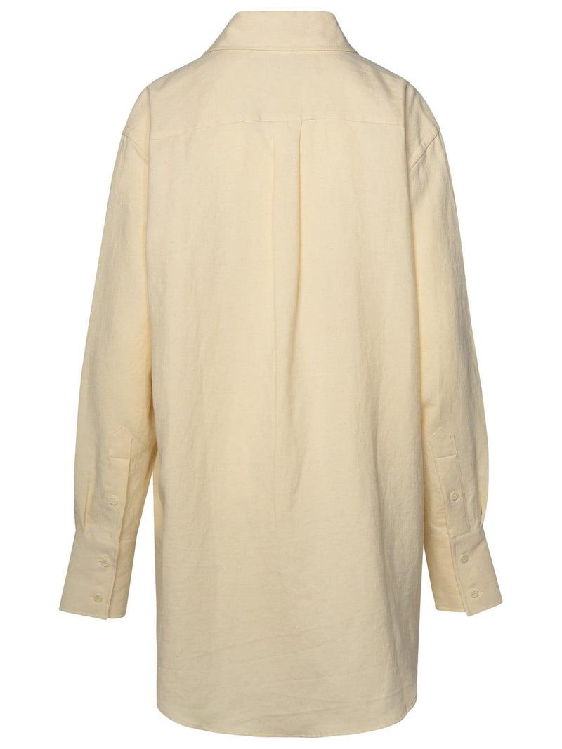 J.W. Anderson Beige Linen Blend Shirt - Women - Piano Luigi