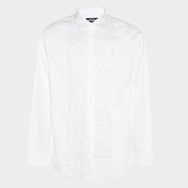 Dsquared2 Sequin Embellished Buttoned Shirt - Men