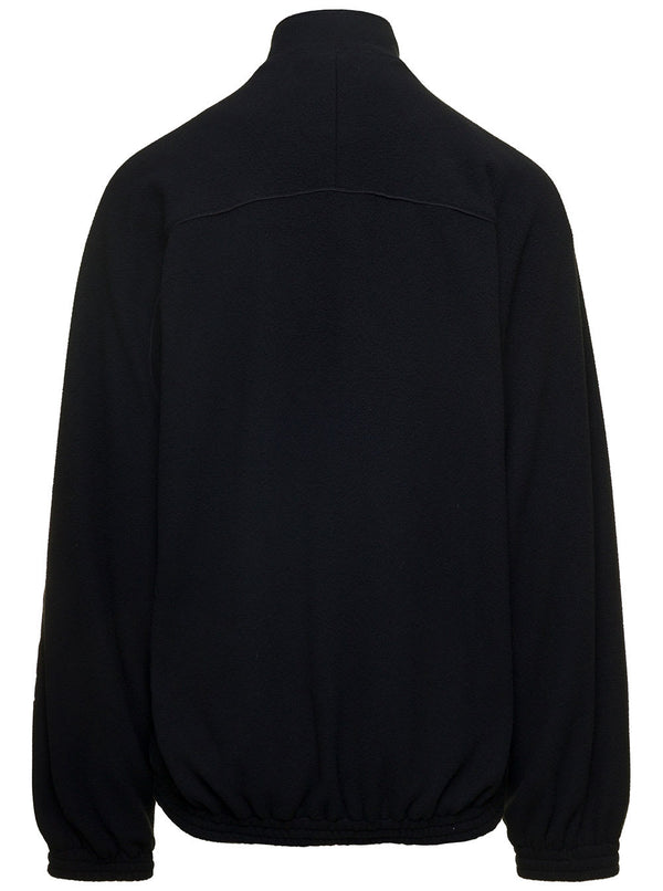 Balenciaga Fleece Jacket With Logo - Men