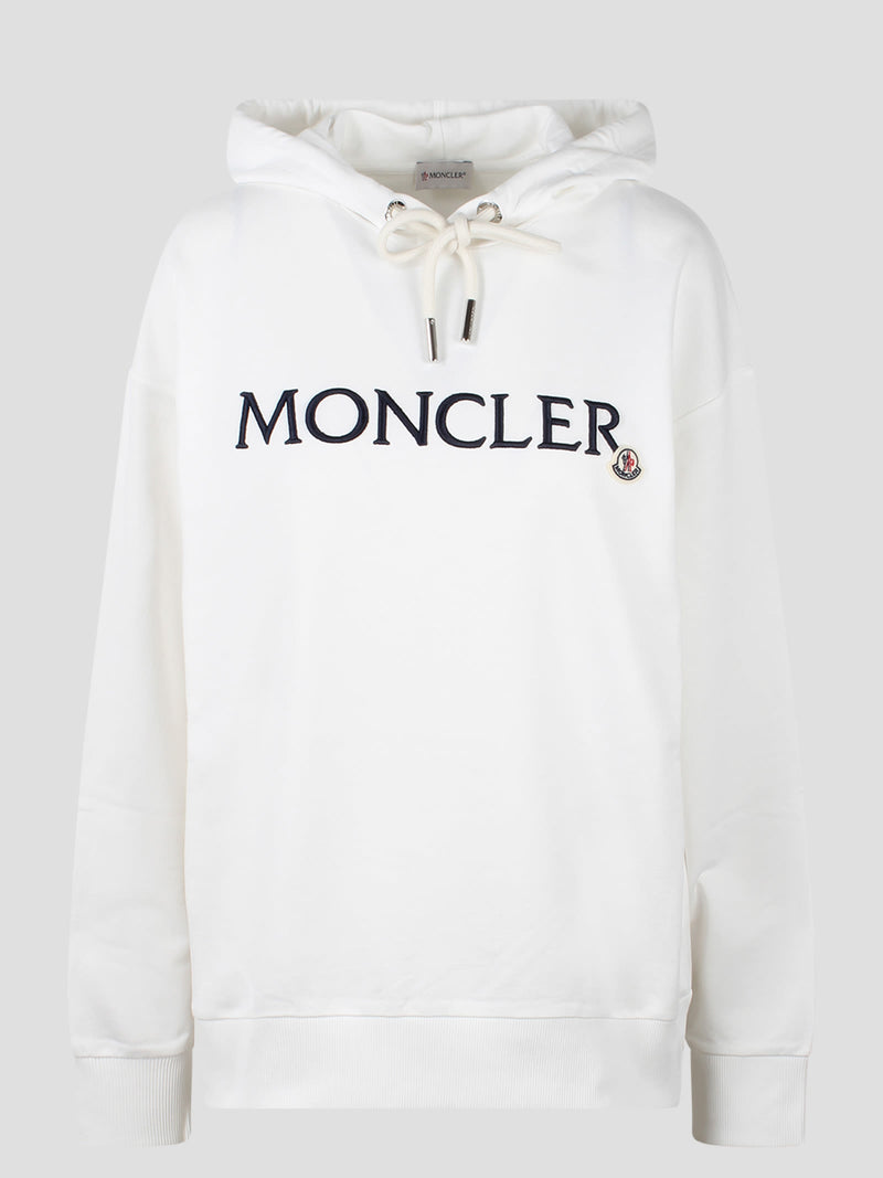 Moncler Embroidered Logo Hoodie - Women