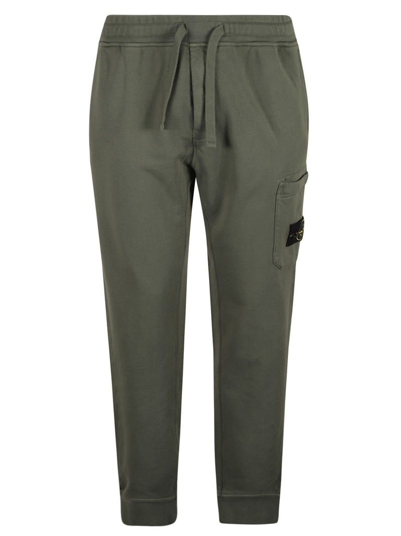 Stone Island Cargo Pocket Drawstring Waist Track Pants - Men