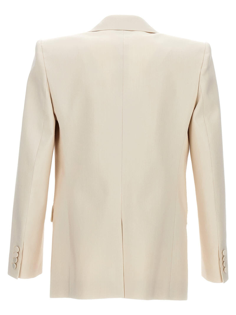 Saint Laurent Silk Single Breast Blazer Jacket - Men - Piano Luigi