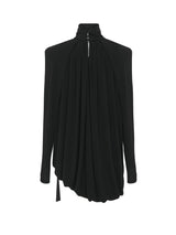 Saint Laurent Draped Viscose Dress - Women