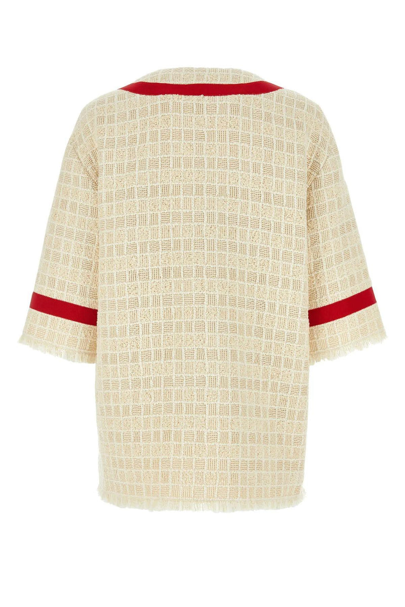 Gucci Sand Tweed Blazer - Women - Piano Luigi