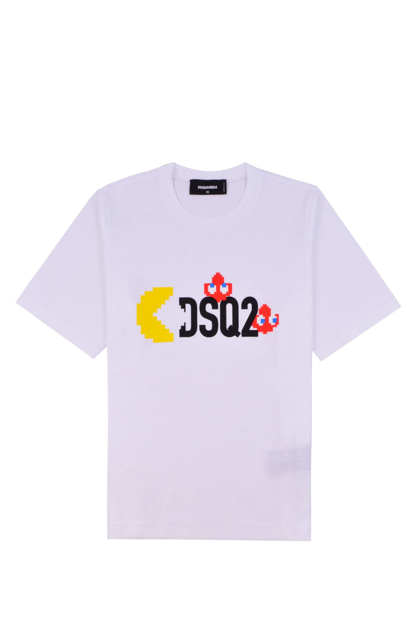 Dsquared2 T-shirt With Lettering And Pac-man Print - Women