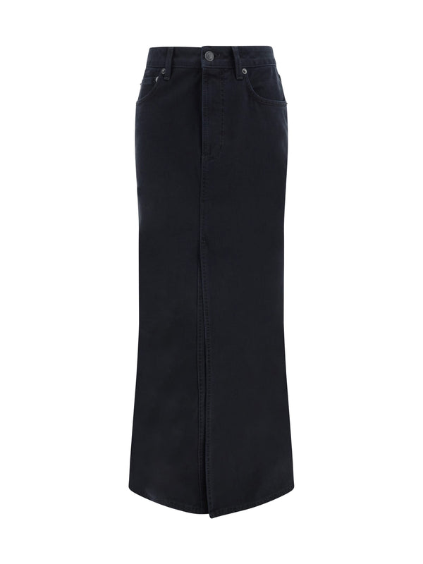 Balenciaga Denim Midi Skirt - Women