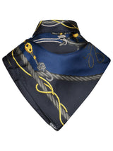 Versace Blue Silk Scarf - Men