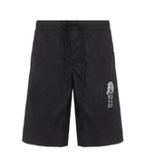 Moncler Logo Embroidered Drawstring Swim Shorts - Men - Piano Luigi