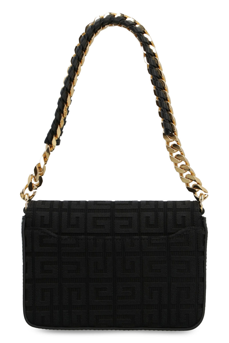 Givenchy Black Small Model 4g Bag With 4g Embroidery And Chain - Women