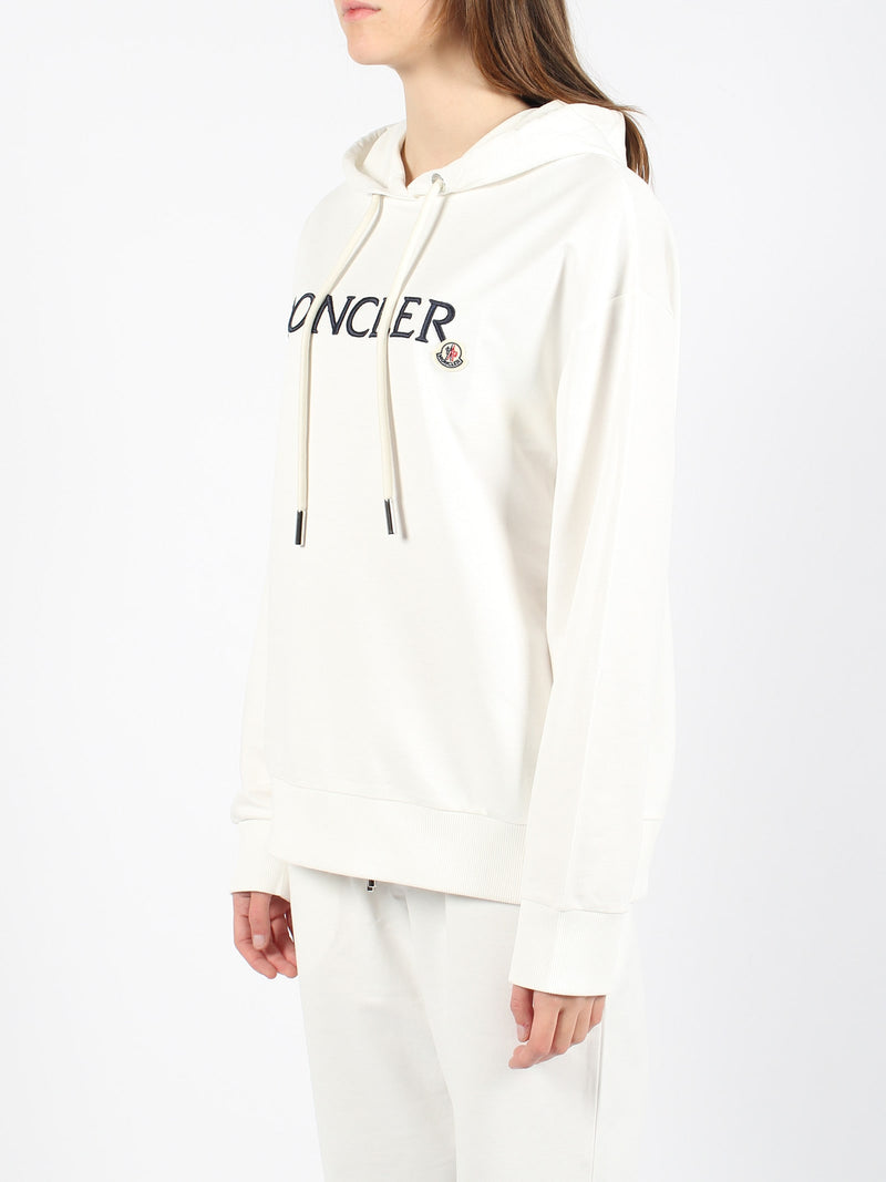 Moncler Embroidered Logo Hoodie - Women