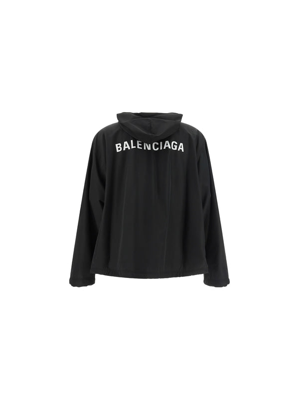 Balenciaga Technical Fabric Hooded Full-zip Jacket - Men