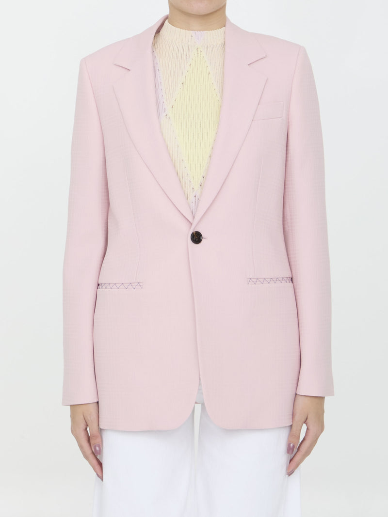 Burberry Tailored Jacket In Wool - Women