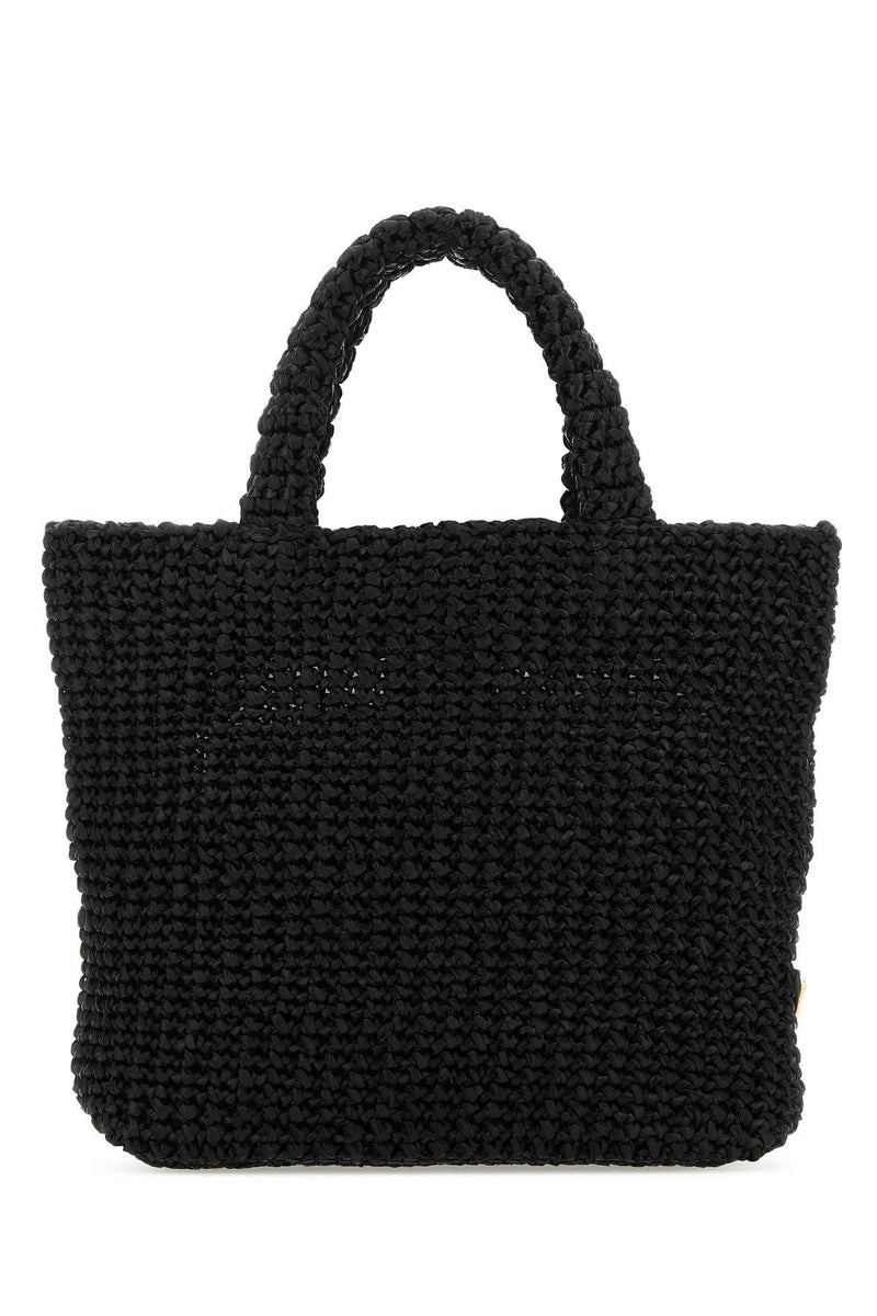 Prada Black Straw Handbag - Women