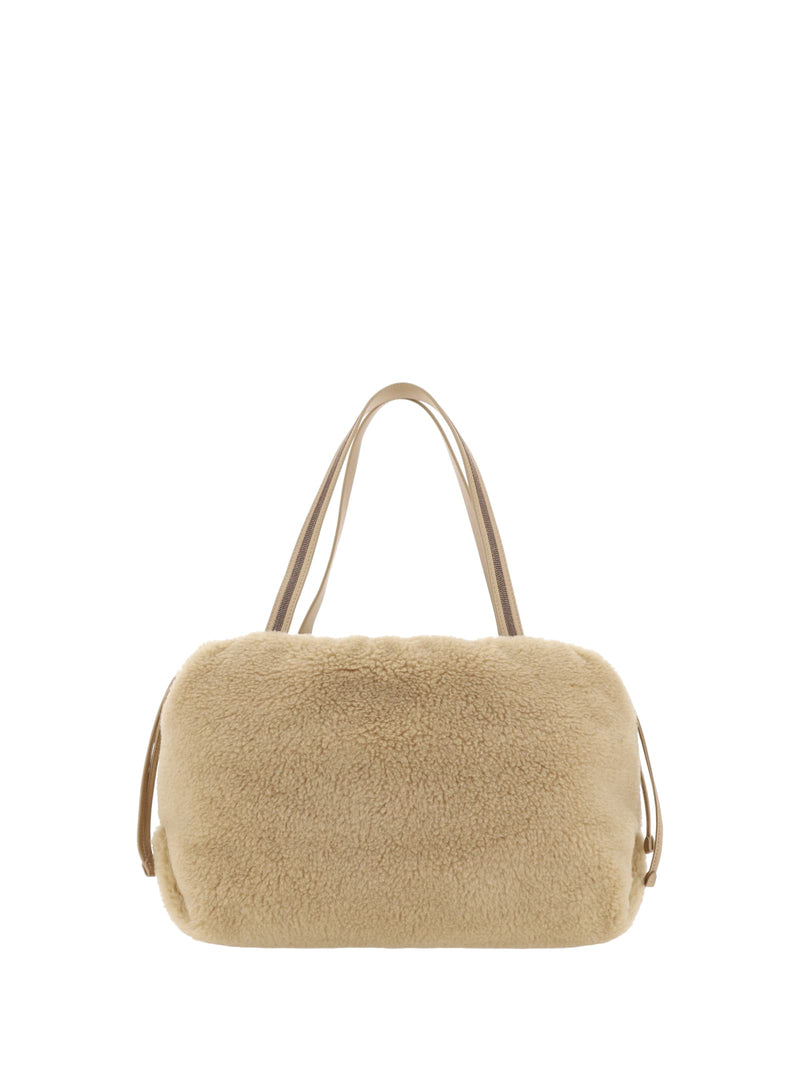 Brunello Cucinelli Teddy Fabric Handbag - Women