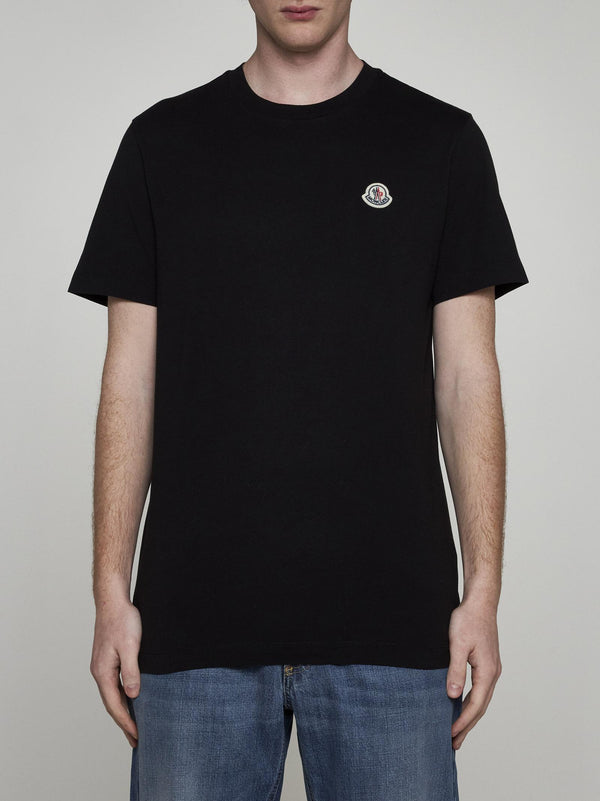 Moncler Logo-patch Cotton T-shirt - Men