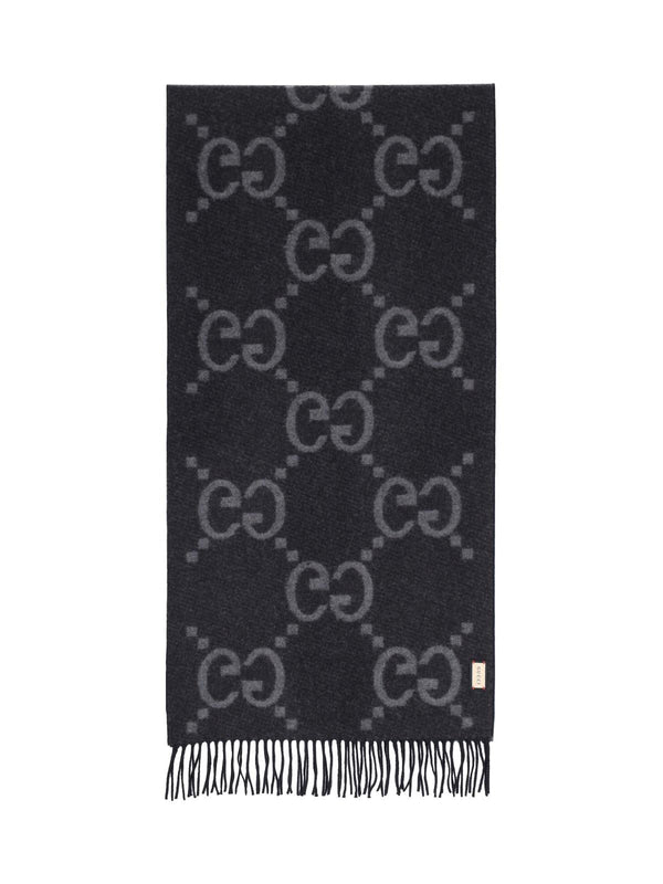 Gucci Gg Jacquard Scarf - Men