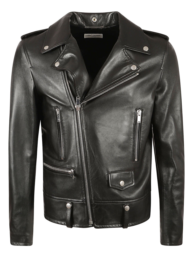 Saint Laurent Classic Zipped Biker Jacket - Men