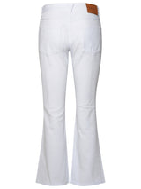 Versace White Cotton Jeans - Women