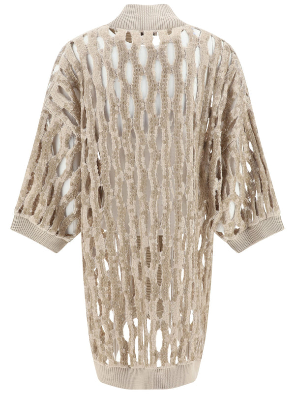 Brunello Cucinelli Sequin Cut Out Cardigan - Women