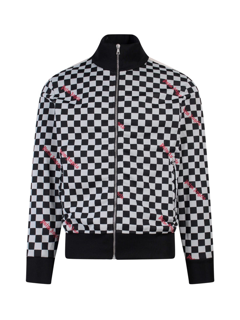 Palm Angels Jacquard Damier Classic Track Jacket - Men