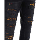 AMIRI Leopard Denim Jeans - Men - Piano Luigi