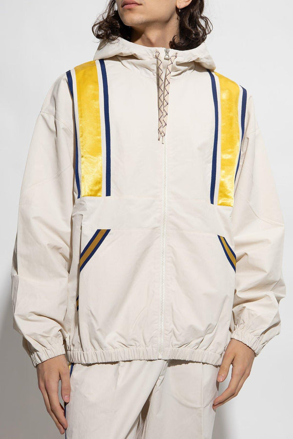 Gucci Striped Detail Hooded Jacket - Men