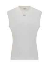 Off-White Sleeveless Logo T-shirt - Men