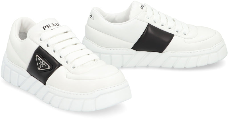 Prada Leather Low-top Sneakers - Men