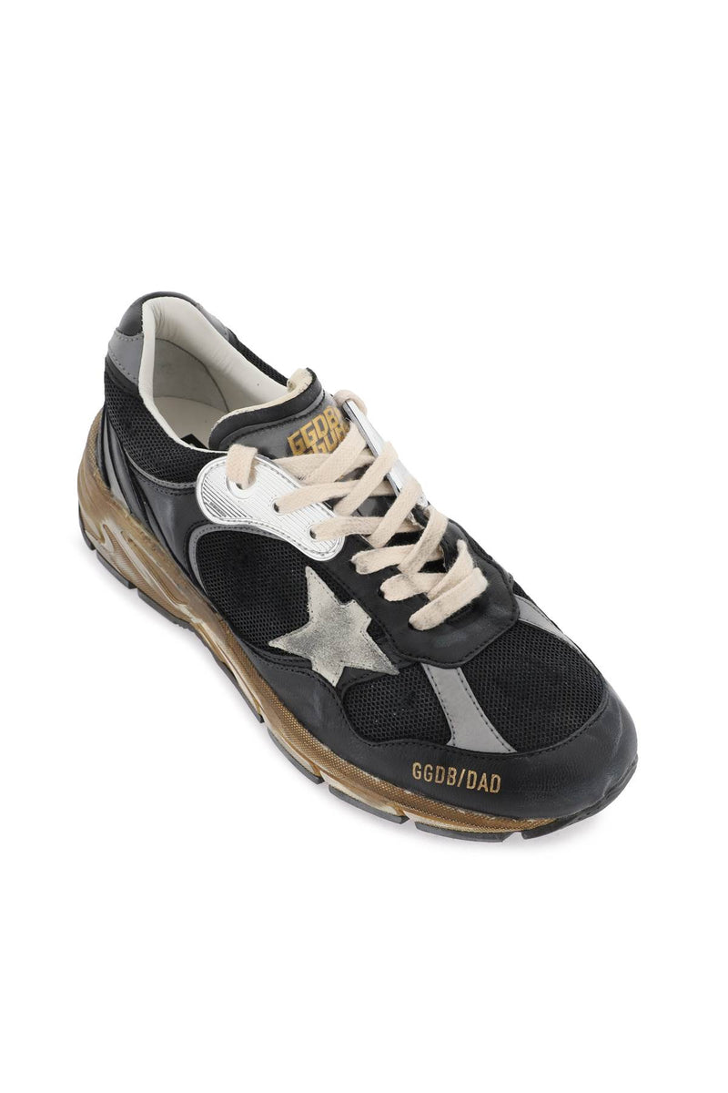 Golden Goose Dad-star Sneakers In Mesh And Nappa Leather - Women