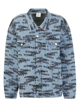 VETEMENTS Logo Stamped Denim Jacket - Men