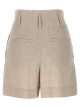 Brunello Cucinelli Wrinkled Canvas Short - Women