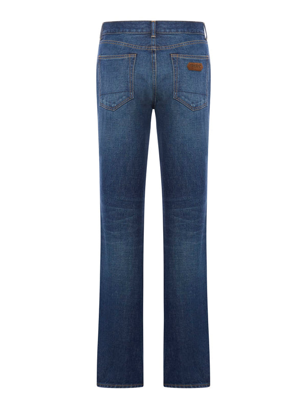 Tom Ford Stone Washed Denim Straight Pants - Women