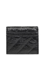 Balenciaga Crush Logo Plaque Wallet - Women