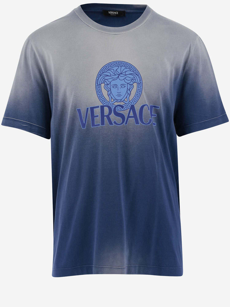 Versace Cotton T-shirt With Logo - Men