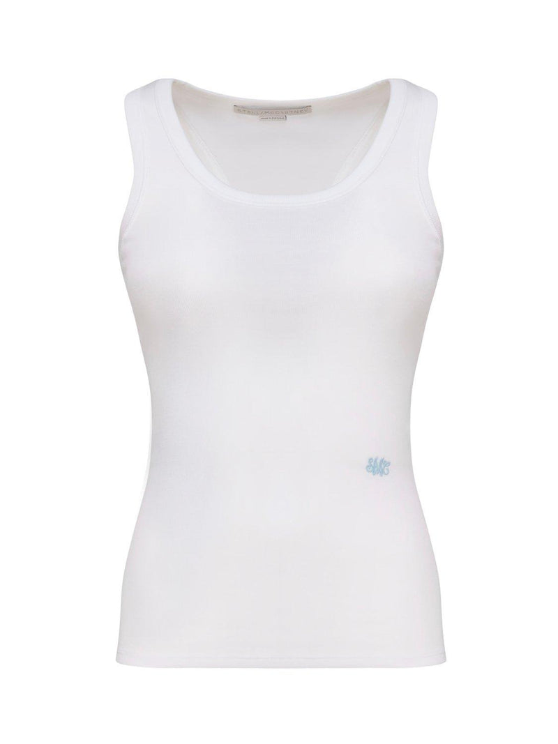 Stella Mccartney Logo Embroidered Tank Top - Women