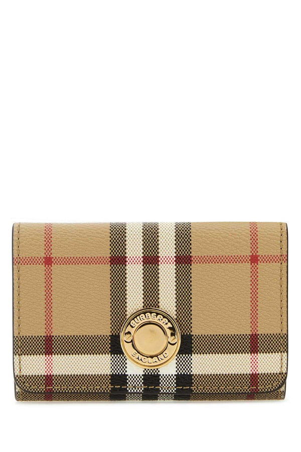 Burberry Vintage Check-printed Press-stud Folded Wallet - Women