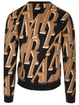 AMIRI Allover Logo Knitted Cardigan - Men