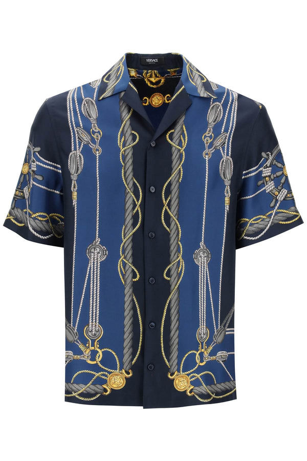 Versace Nautical Bowling Shirt - Men