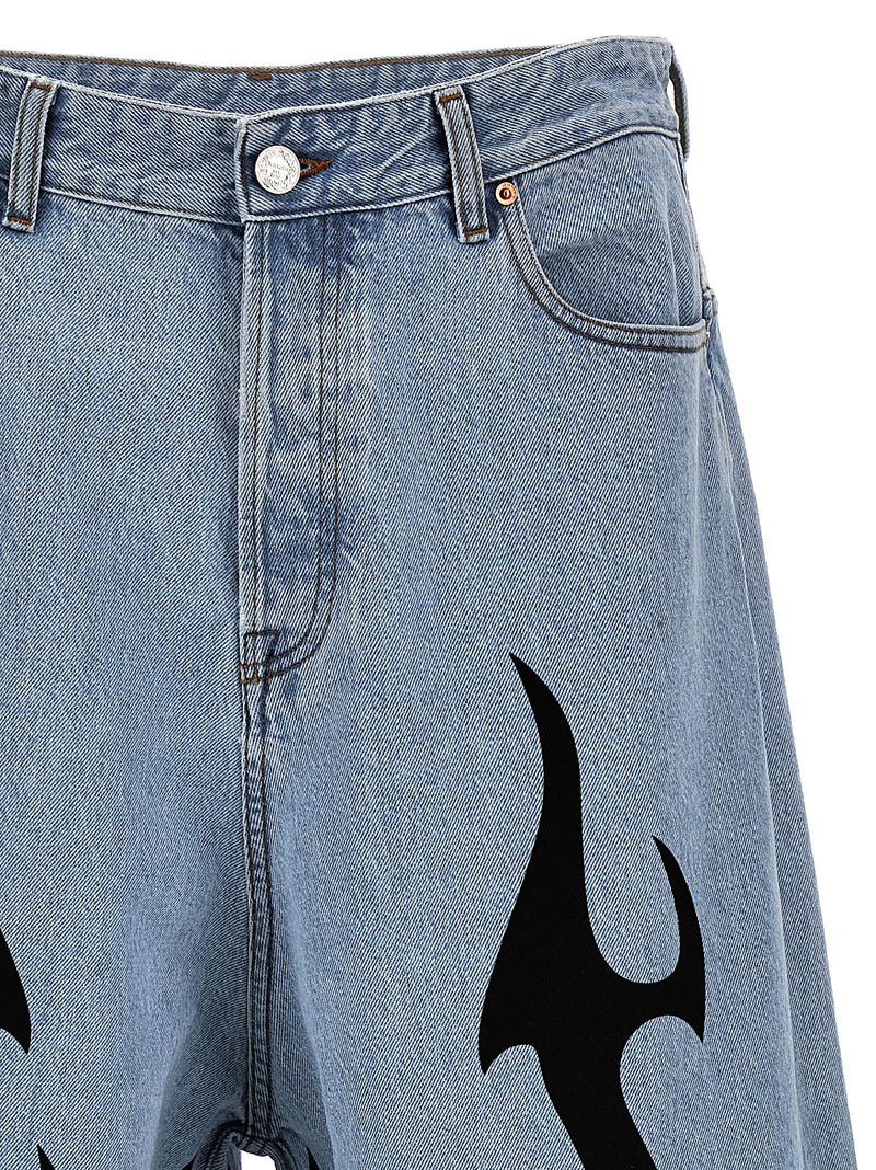 VETEMENTS fire Big Shape Jeans - Unisex