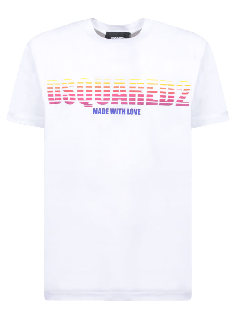 Dsquared2 Made With Love White T-shirt - Men